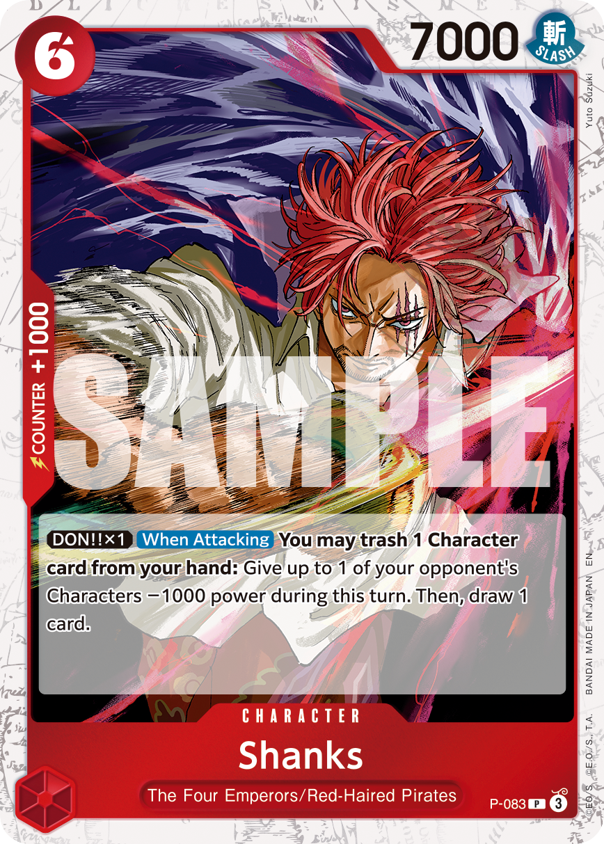 Shanks (Pirate Foil) (P-083) (Parallel / Alternate Art)