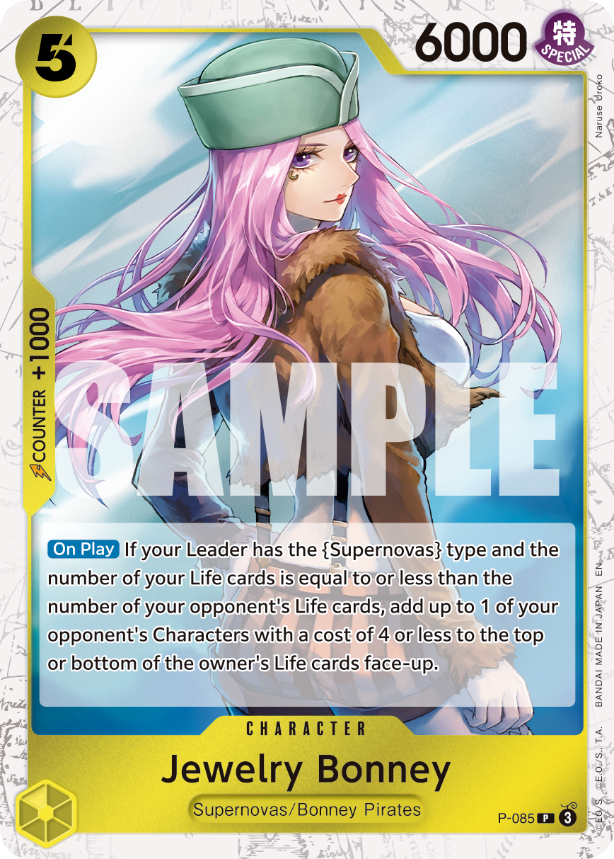 Jewelry Bonney (Pirate Foil) (P-085) (Parallel / Alternate Art)