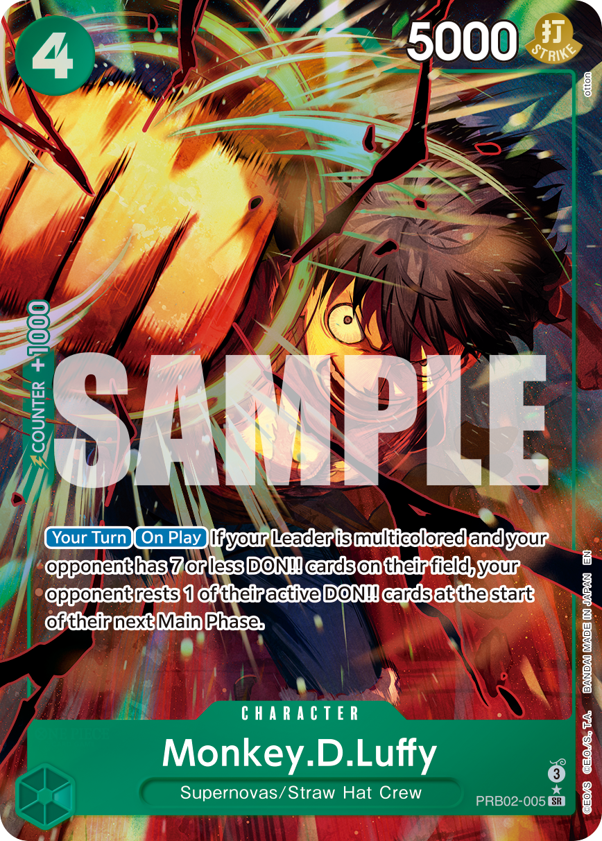 Monkey.D.Luffy (PRB02-005) (Alternate Art)