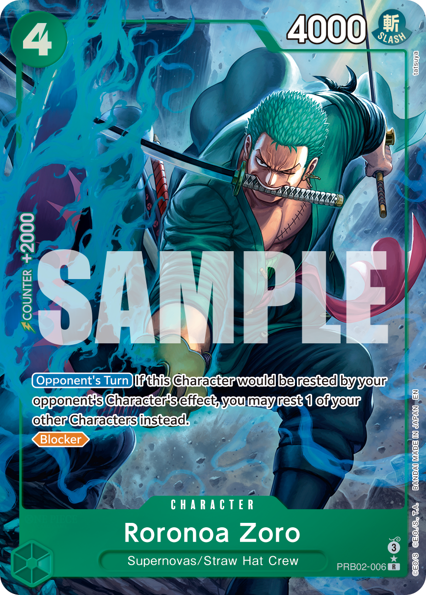 Roronoa Zoro (PRB02-006) (Alternate Art)