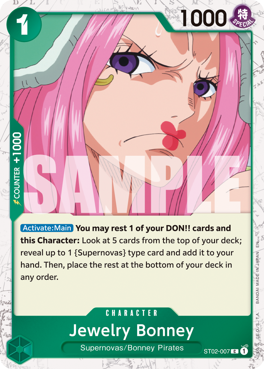 Jewelry Bonney (Pirate Foil) (ST02-007) (Parallel / Alternate Art)
