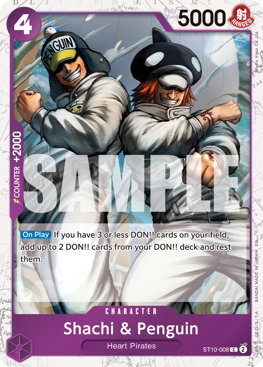 Shachi & Penguin (Pirate Foil) (ST10-008) (Parallel / Alternate Art)