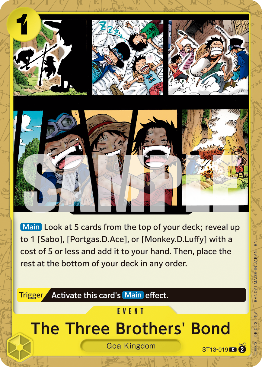 The Three Brothers' Bond (ST13-019) (Manga)