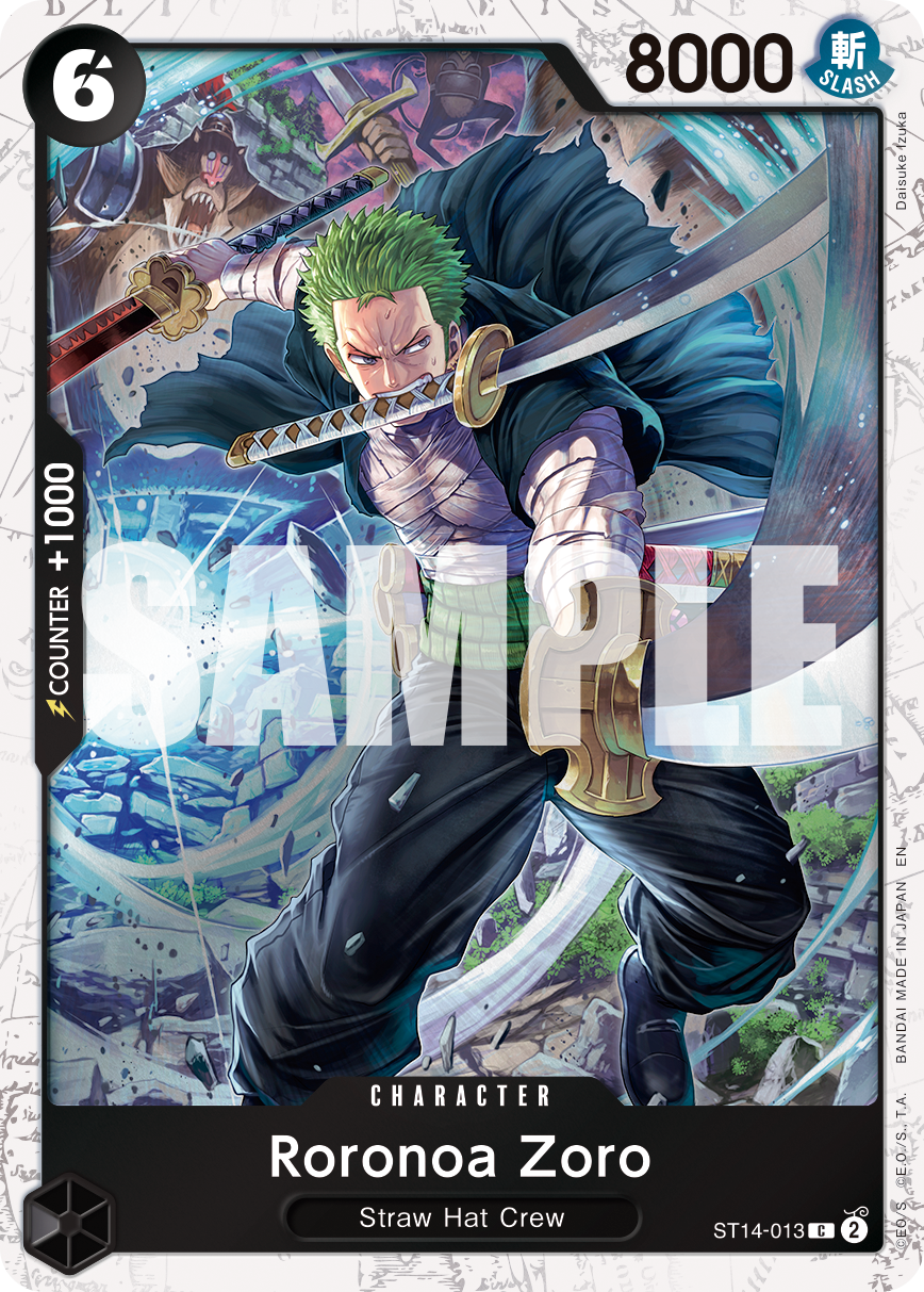 Roronoa Zoro (Pirate Foil) (ST14-013) (Parallel / Alternate Art)