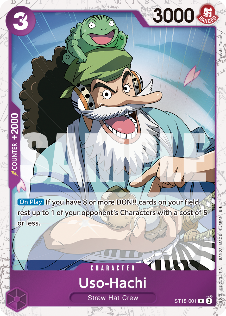 Uso-Hachi (Pirate Foil) (ST18-001) (Parallel / Alternate Art)