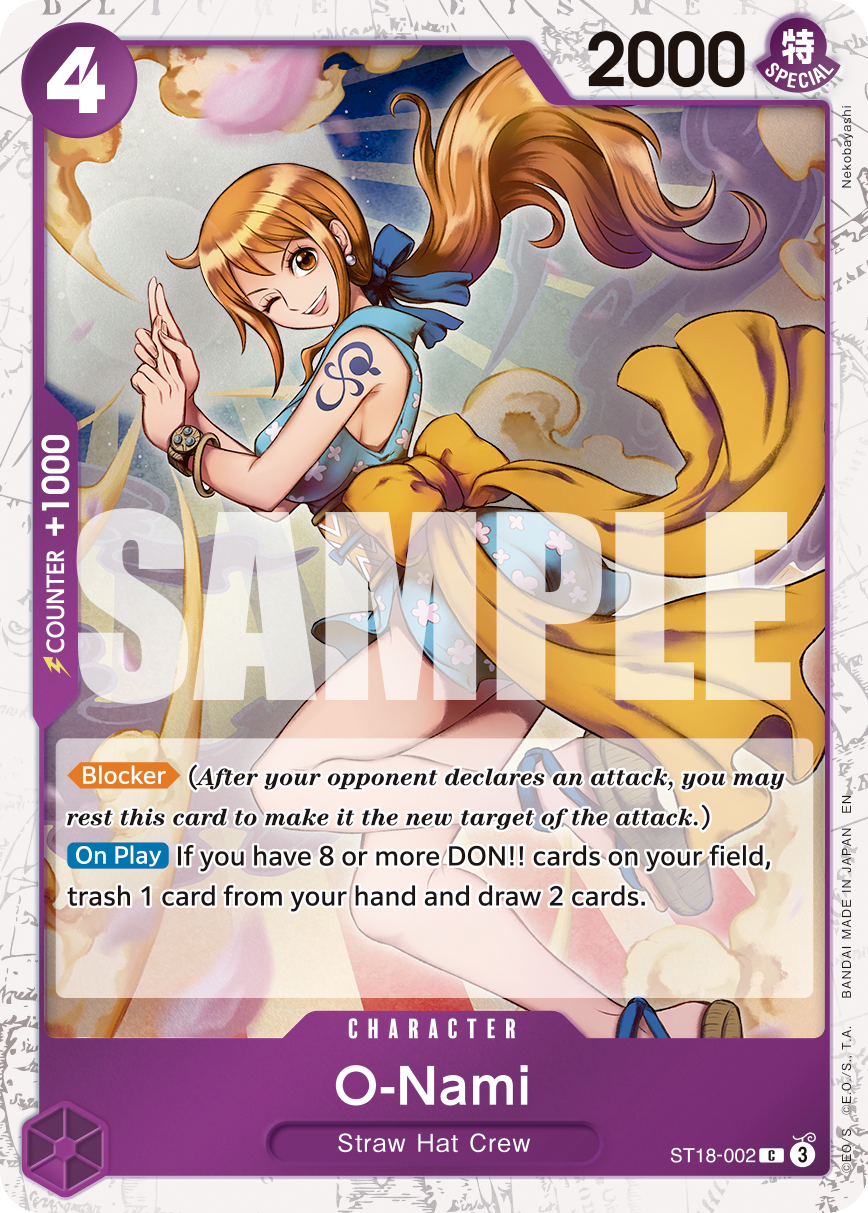 O-Nami (Pirate Foil) (ST18-002) (Parallel / Alternate Art)