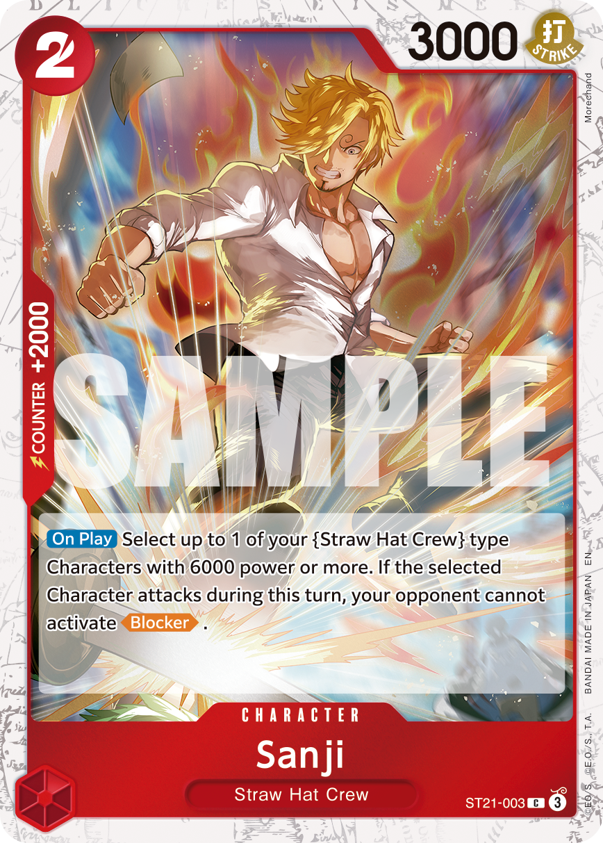 Sanji (Pirate Foil) (ST21-003) (Parallel / Alternate Art)