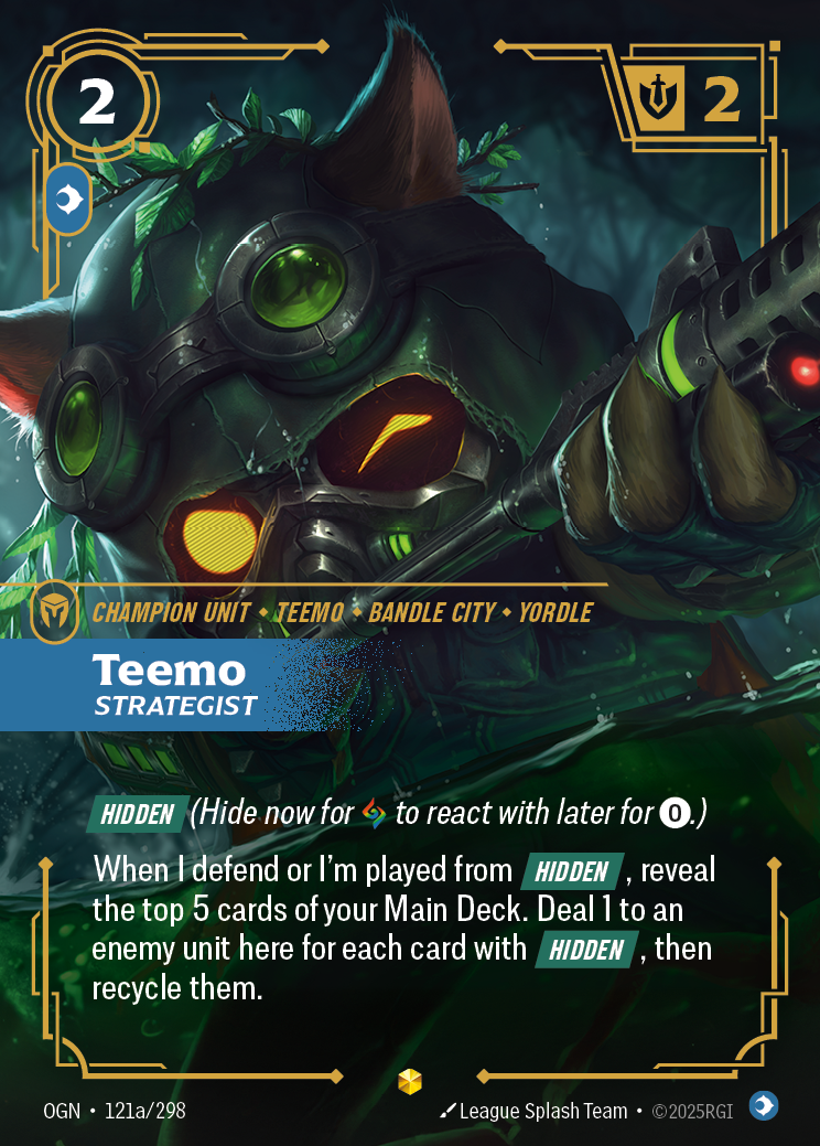 Teemo, Strategist (OGN-121a/298)