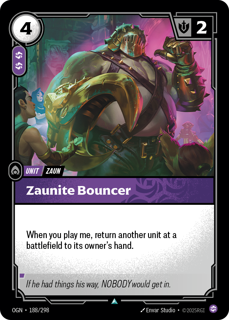 Zaunite Bouncer (OGN-188/298)