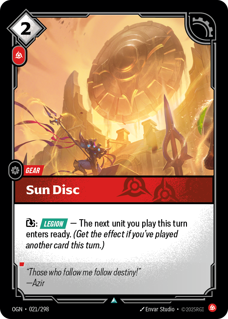 Sun Disc (OGN-021/298)