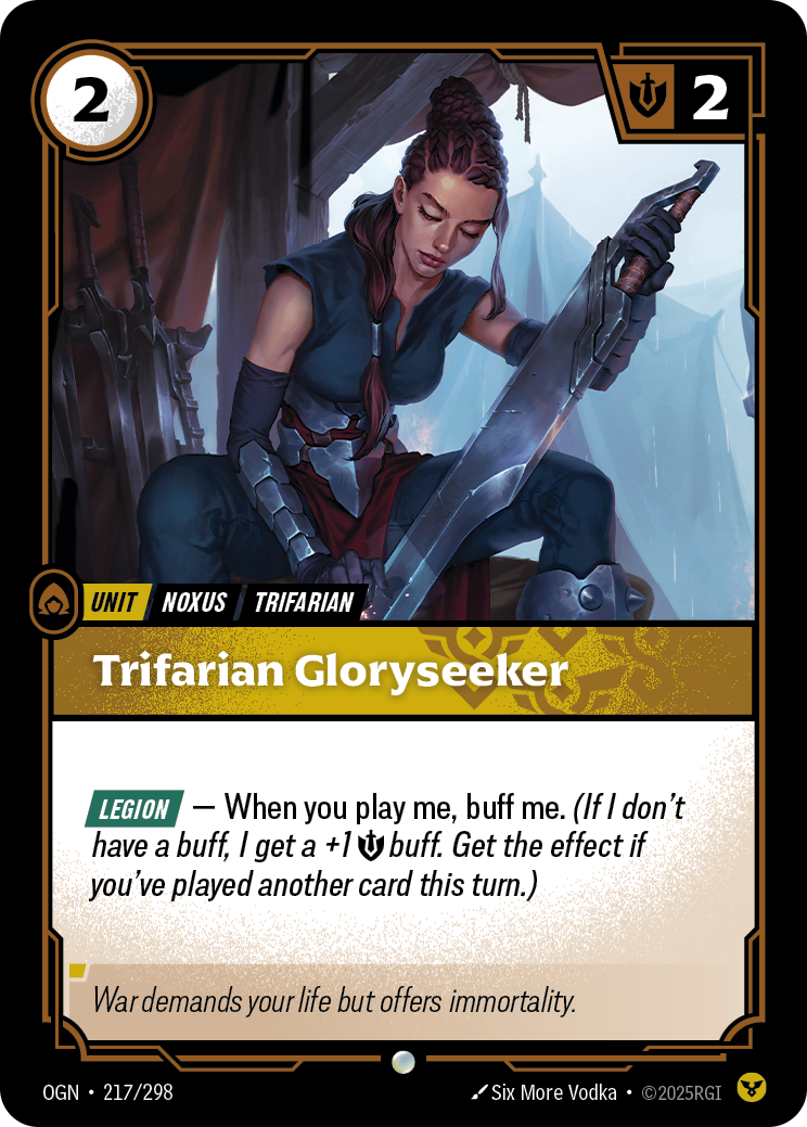 Trifarian Gloryseeker (OGN-217/298)