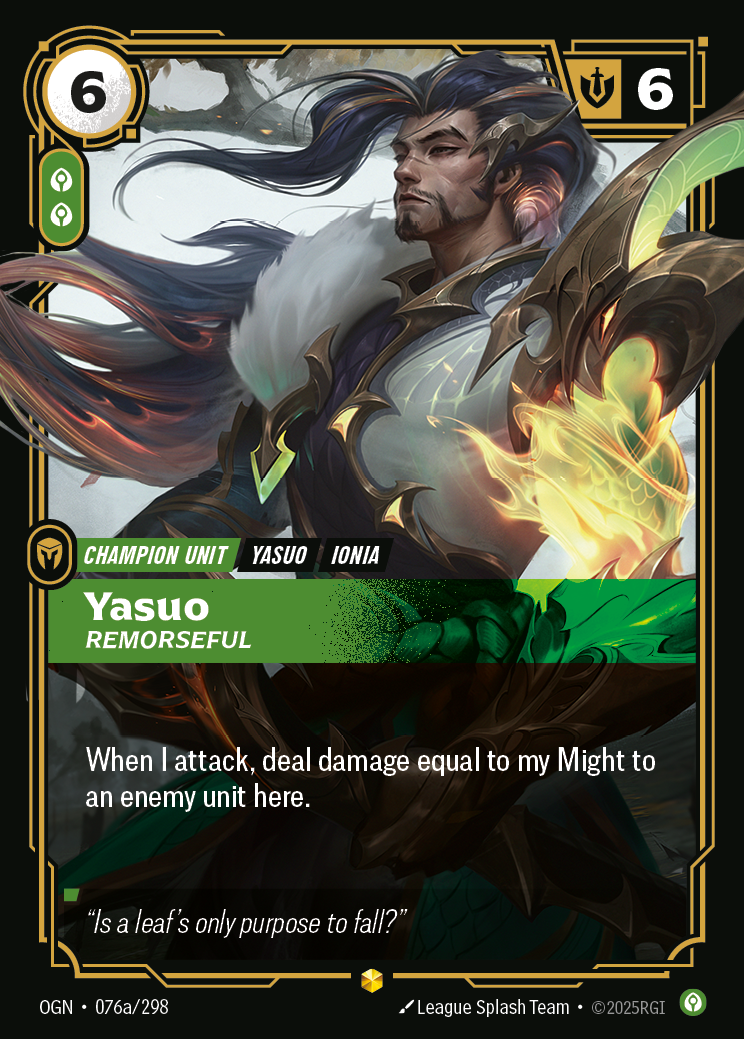 Yasuo, Remorseful (OGN-076a/298)