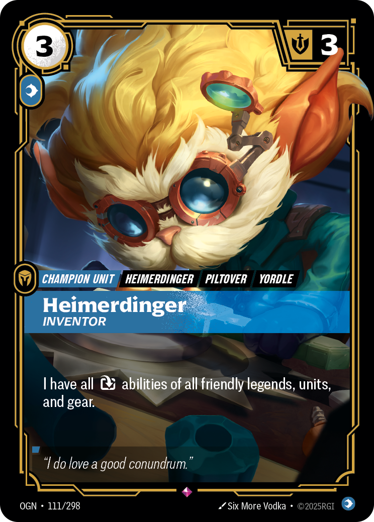 Heimerdinger, Inventor (OGN-111/298)