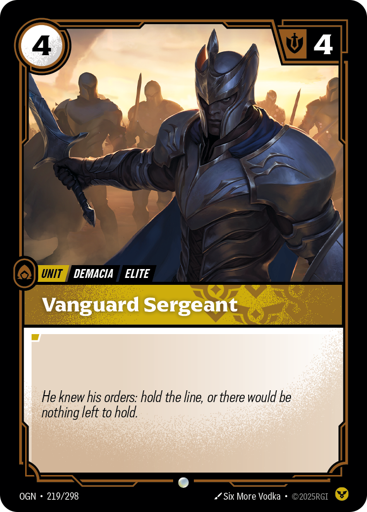 Vanguard Sergeant (OGN-219/298)