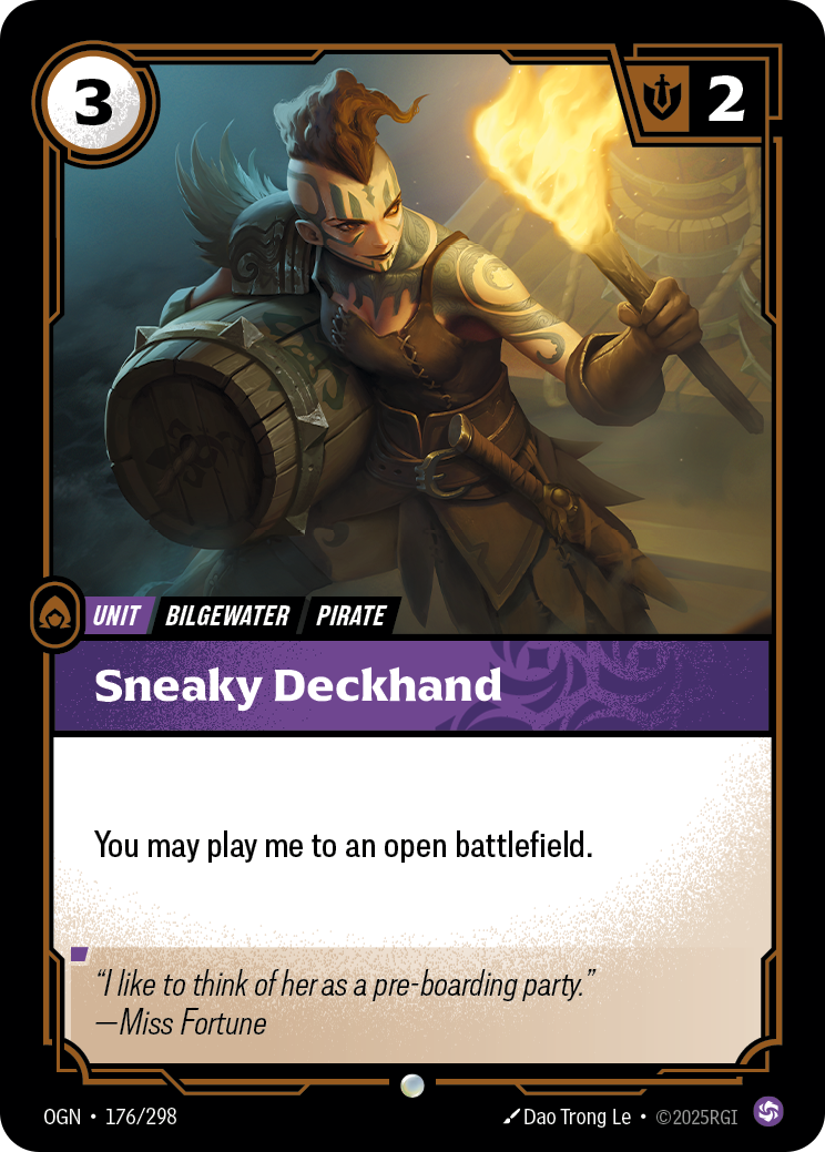 Sneaky Deckhand (OGN-176/298)