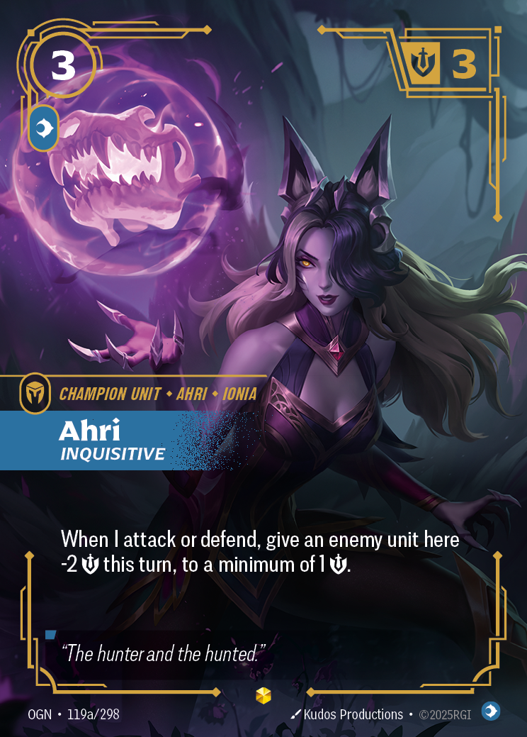 Ahri, Inquisitive (OGN-119a/298)