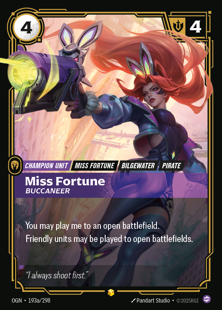 Miss Fortune, Buccaneer (OGN-193a/298)