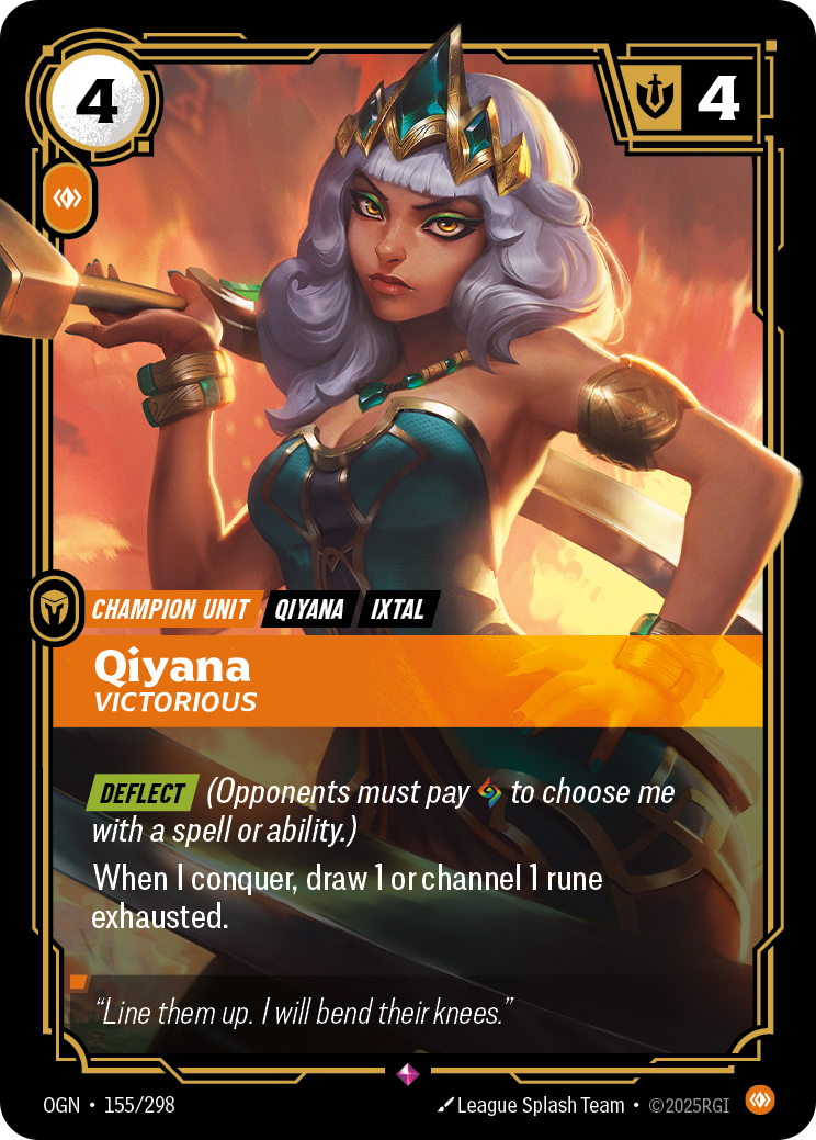 Qiyana, Victorious (OGN-155/298)