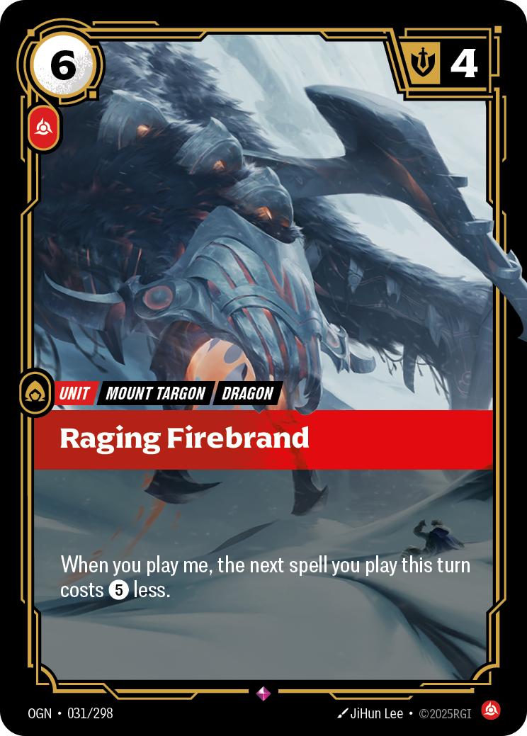 Raging Firebrand (OGN-031/298)