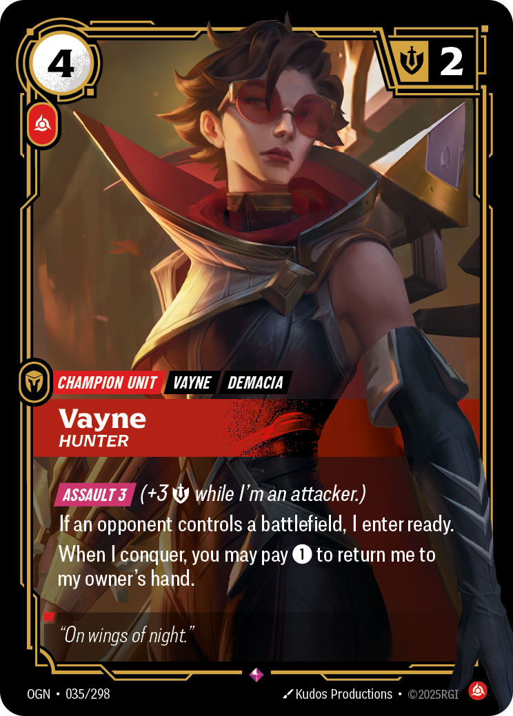 Vayne, Hunter (OGN-035/298)