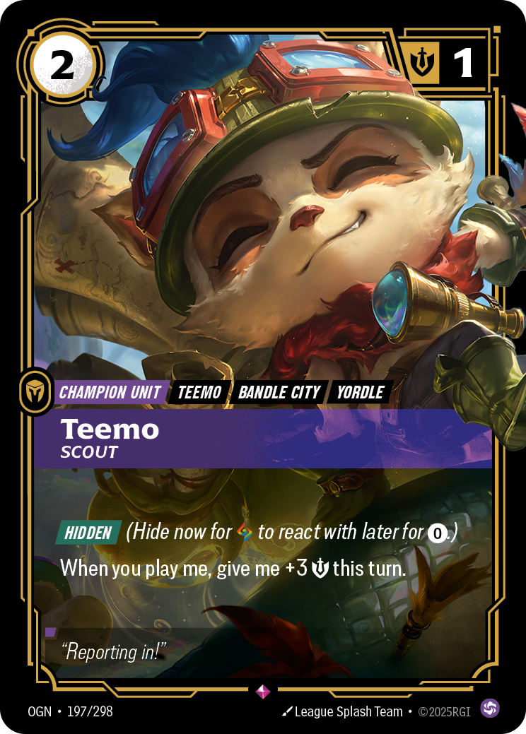 Teemo, Scout (OGN-197/298)