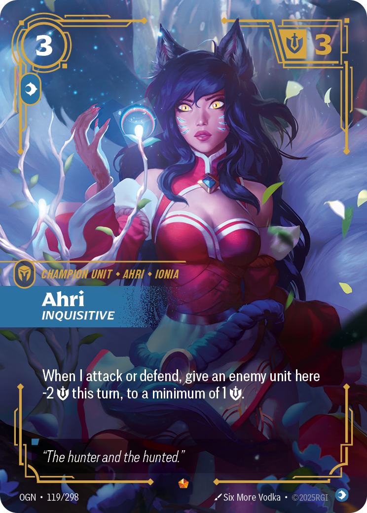 Ahri, Inquisitive (OGN-119/298)