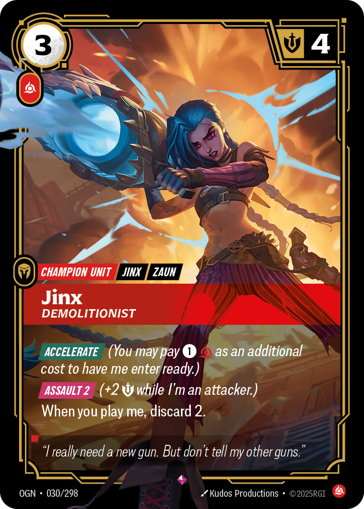 Jinx, Demolitionist (OGN-030/298)
