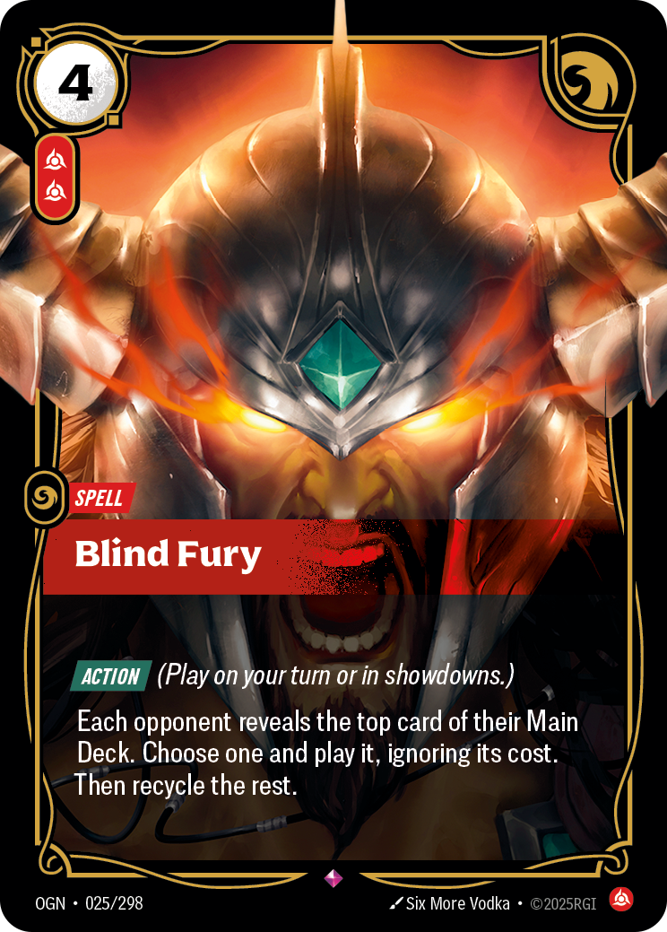 Blind Fury (OGN-025/298)