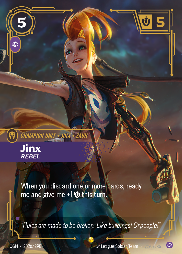 Jinx, Rebel (OGN-202a/298)