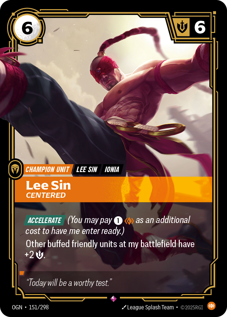 Lee Sin, Centered (OGN-151/298)