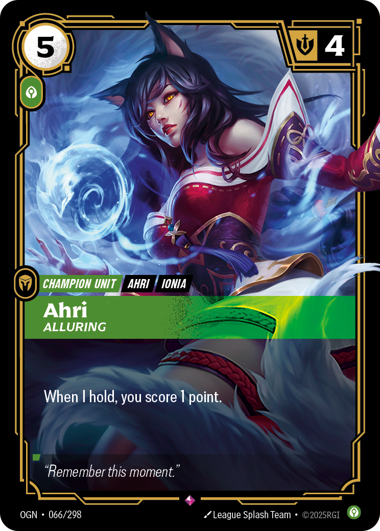 Ahri, Alluring (OGN-066/298)