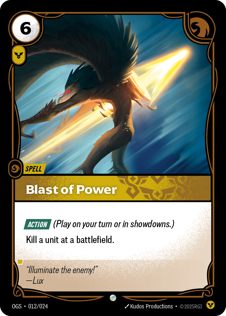Blast of Power (OGS-012/024)