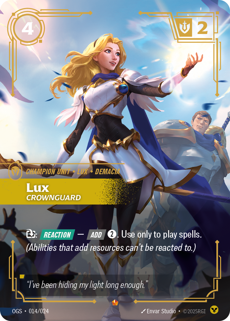Lux, Crownguard (OGS-014/024)