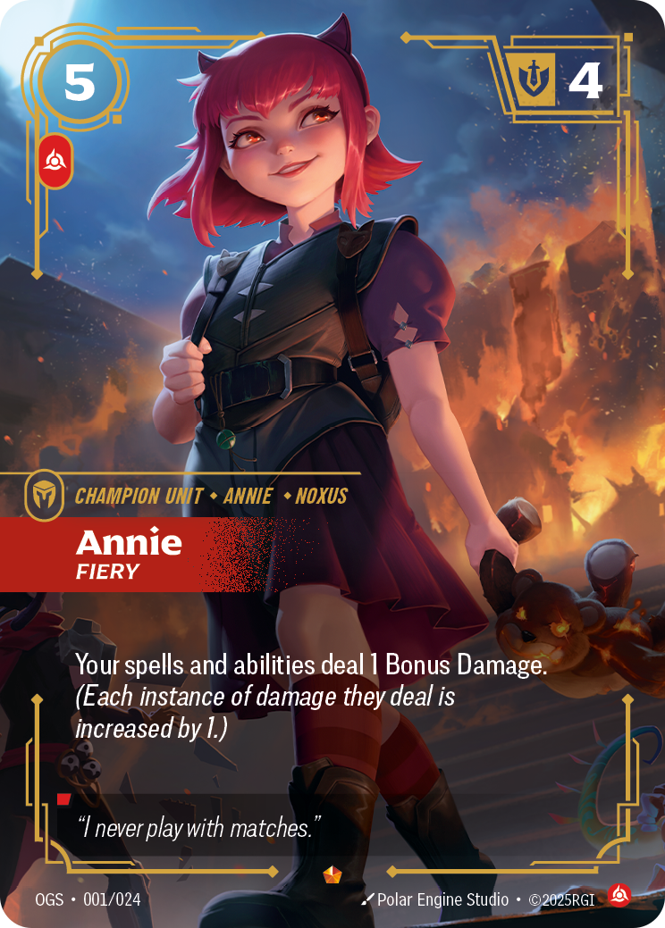 Annie, Fiery (OGS-001/024)