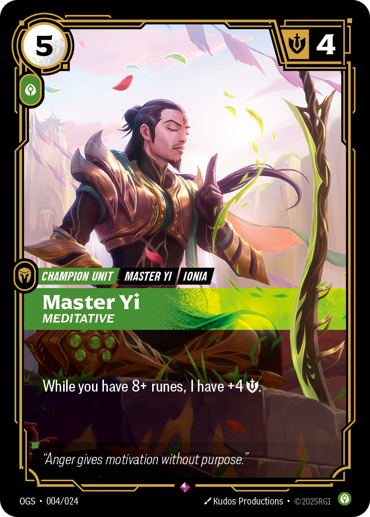 Yi, Meditative (OGS-004/024)