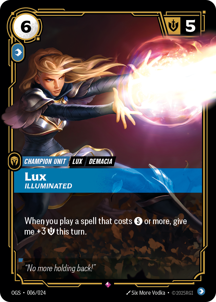 Lux, Illuminated (OGS-006/024)
