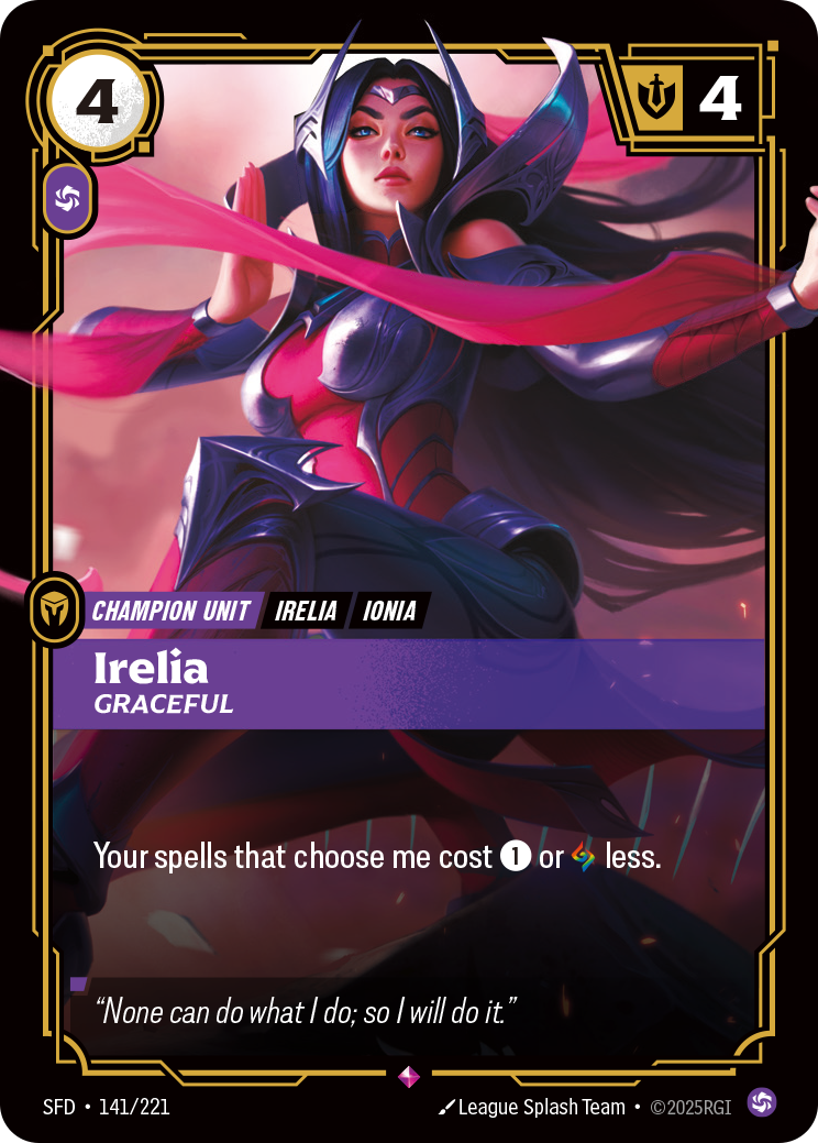 Irelia, Graceful (SFD-141/221)