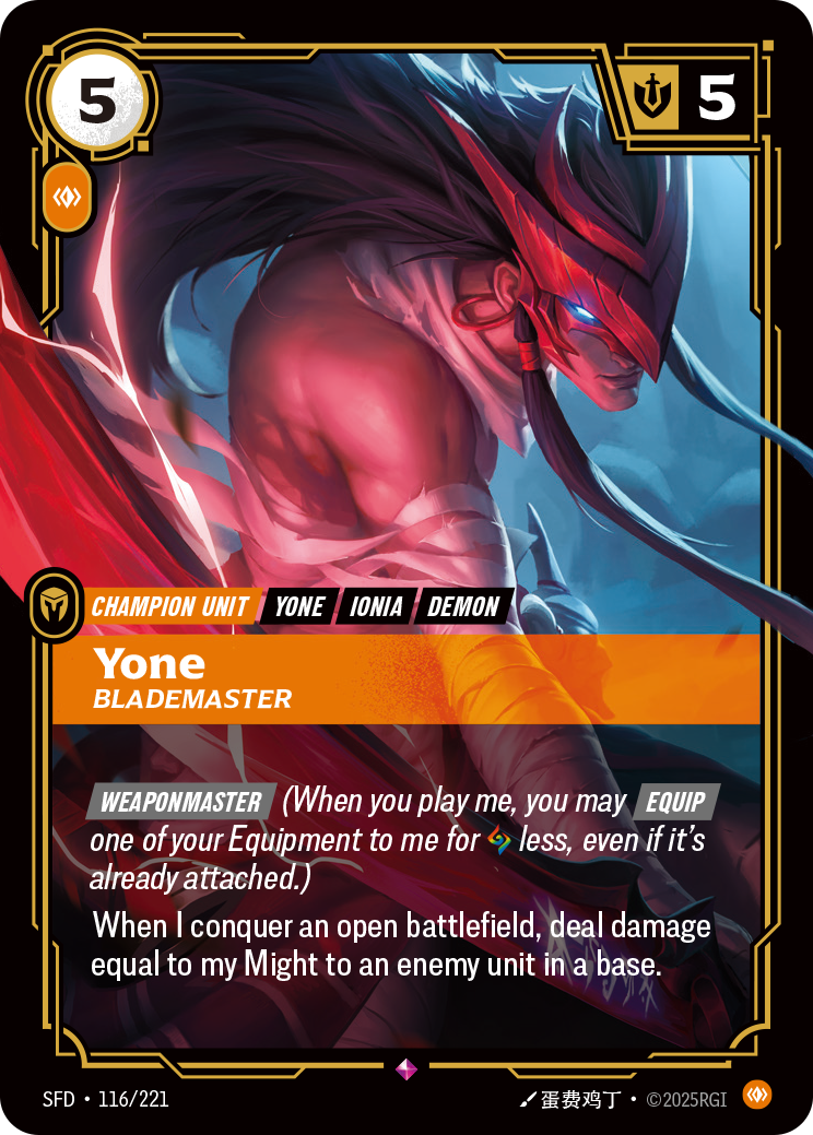 Yone, Blademaster (SFD-116/221)