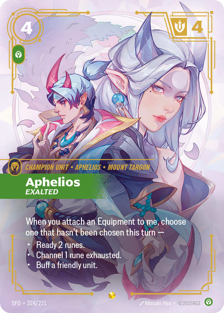 Aphelios, Exalted (SFD-224/221)