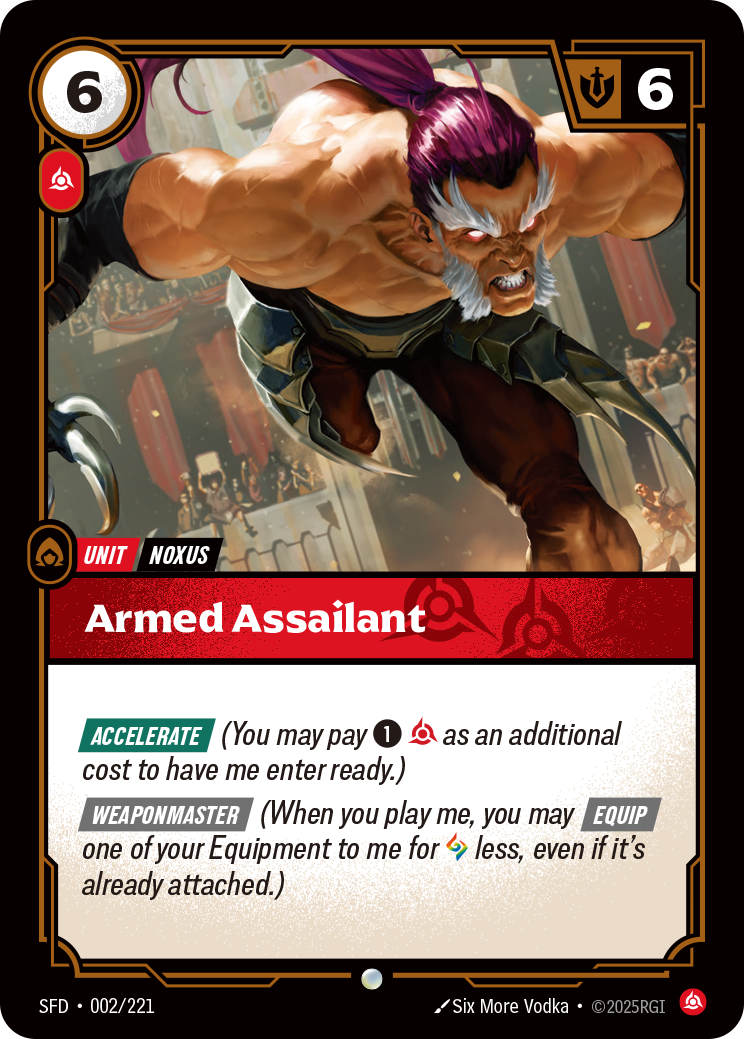 Armed Assailant (SFD-002/221)