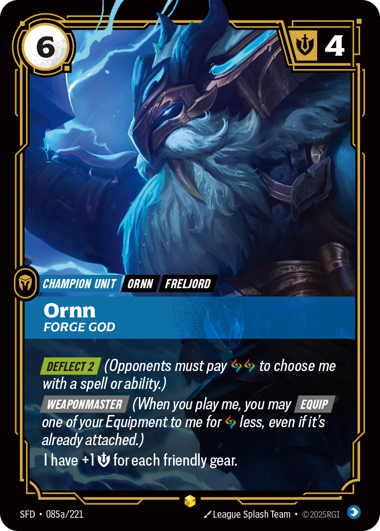 Ornn, Forge God (SFD-085a/221)