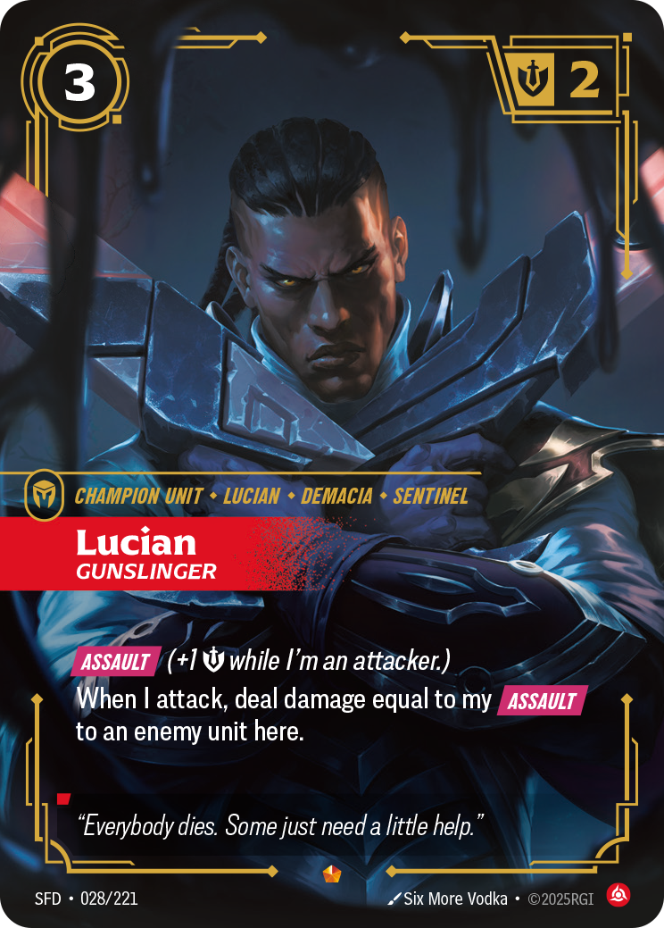 Lucian, Gunslinger (SFD-028/221)