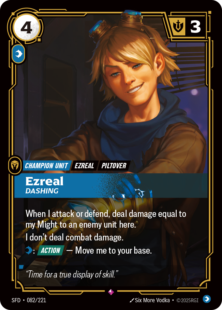 Ezreal, Dashing (SFD-082/221)