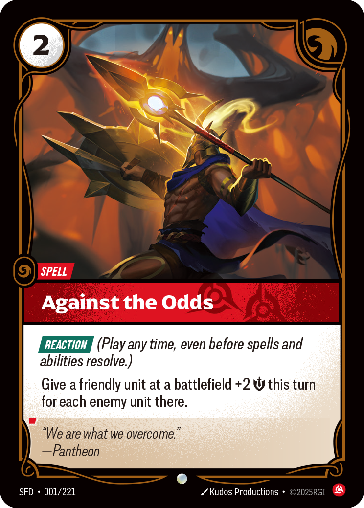 Against the Odds (SFD-001/221)
