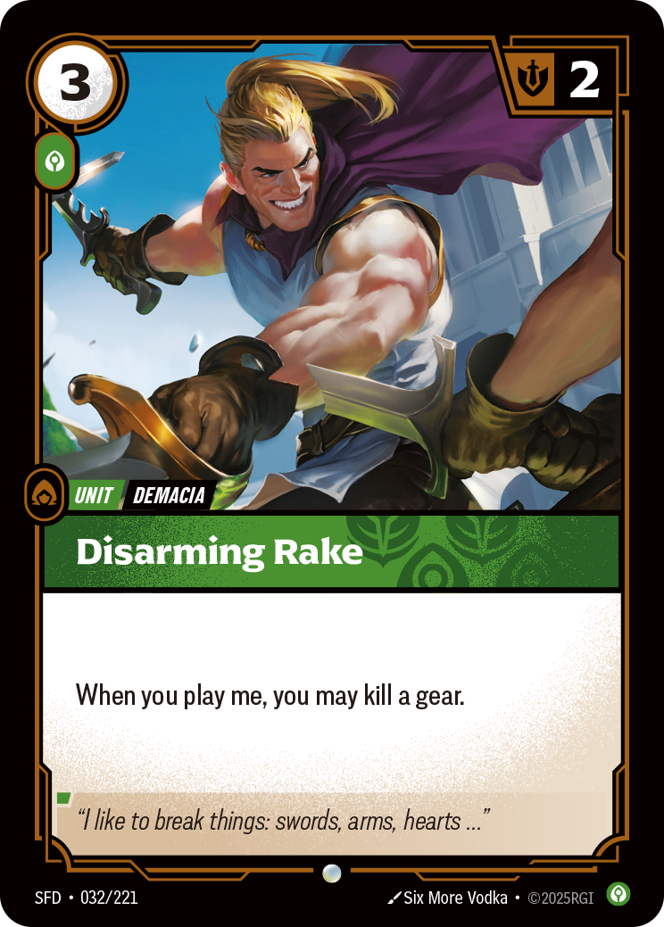 Disarming Rake (SFD-032/221)