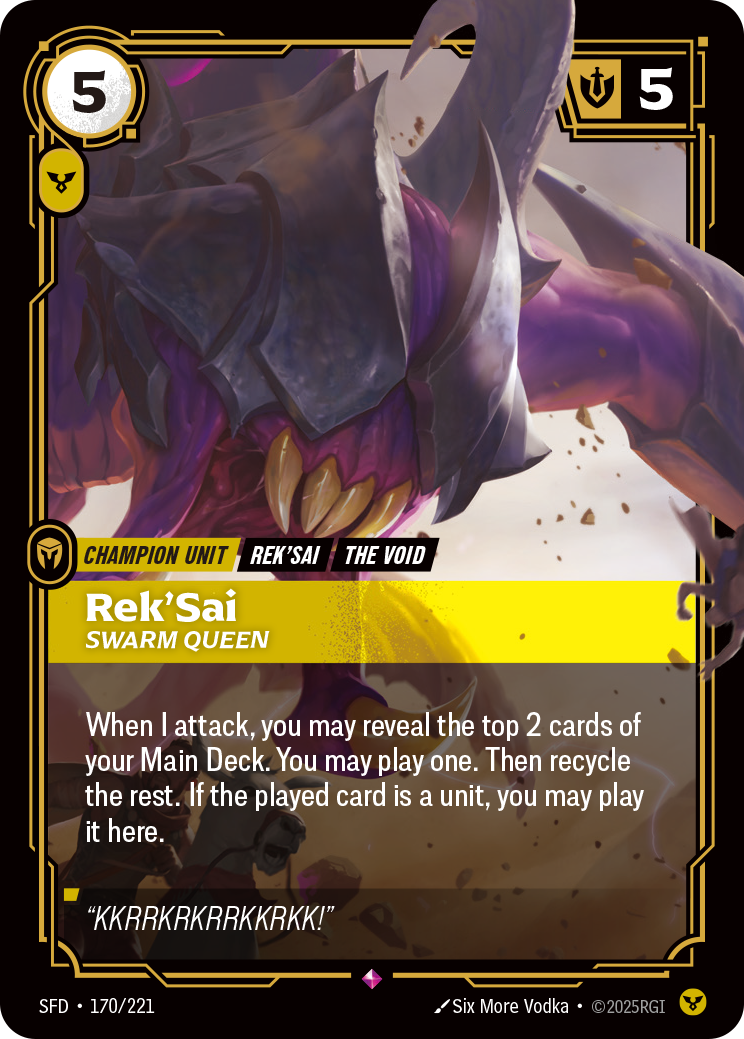 Rek'Sai, Swarm Queen (SFD-170/221)