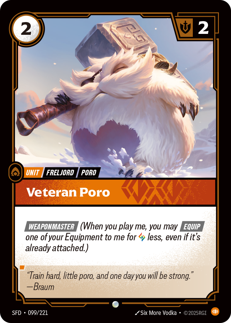 Veteran Poro (SFD-099/221)