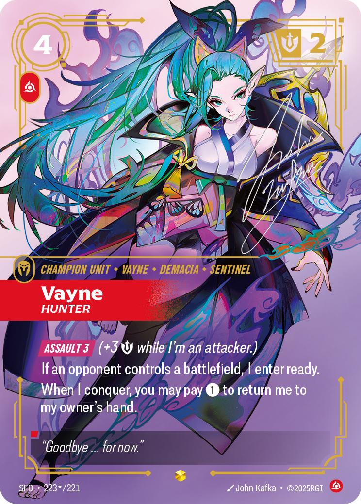 Vayne, Hunter (SFD-223*/221)