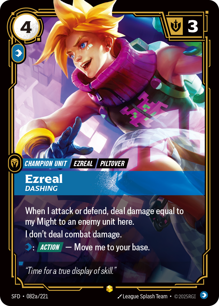 Ezreal, Dashing (SFD-082a/221)