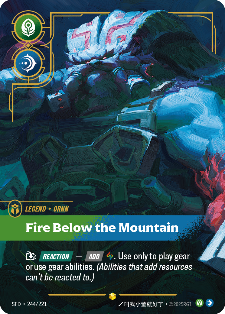 Fire Below the Mountain (SFD-244/221)